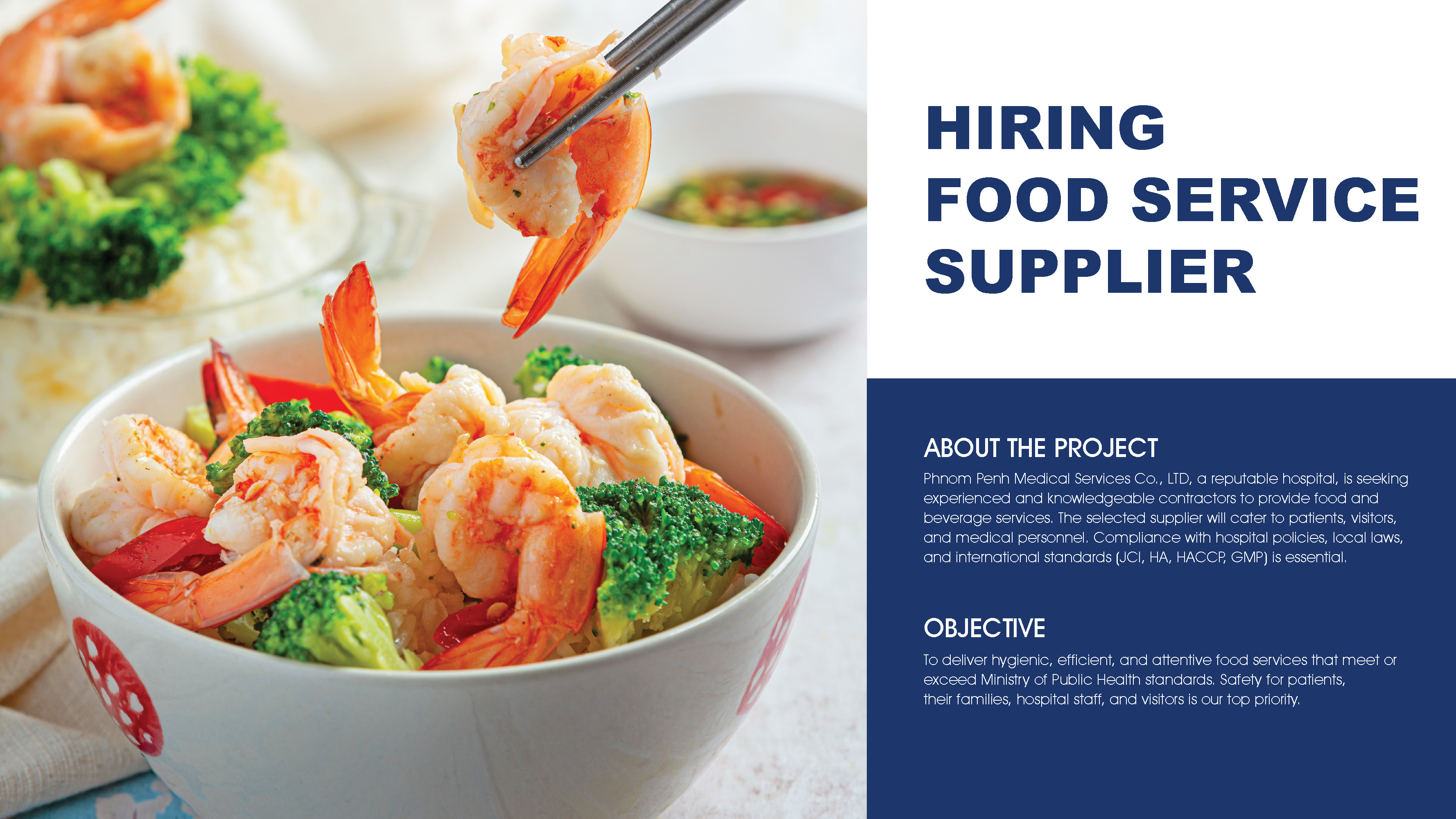 Hiring Food Service Supplier